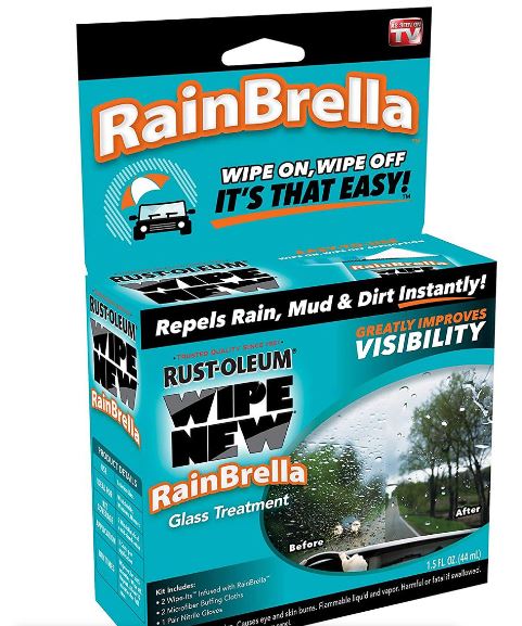 RainBrella Treatment for Windscreen