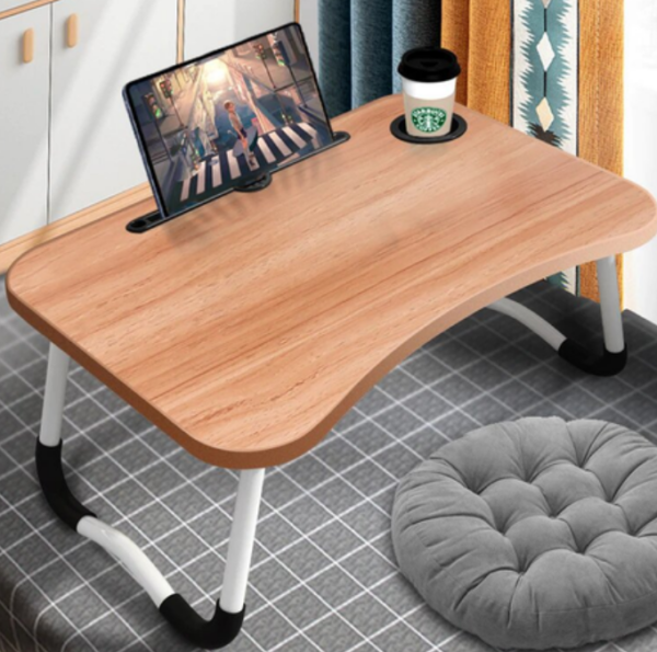 Portable Foldable Laptop Table (Black) - Image 3