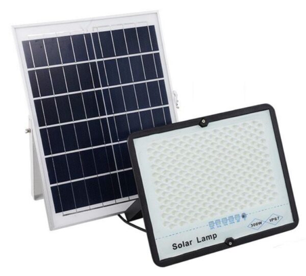 Solar Floodlight with Solar Panel (50W)