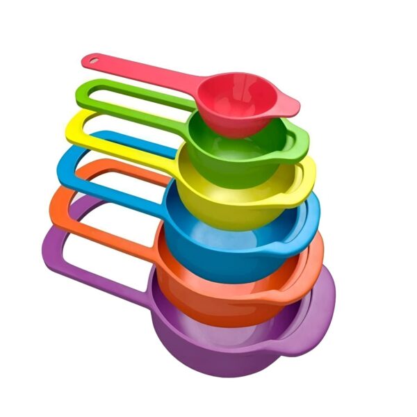 Colourful Measuring Cups and Spoons - Image 4