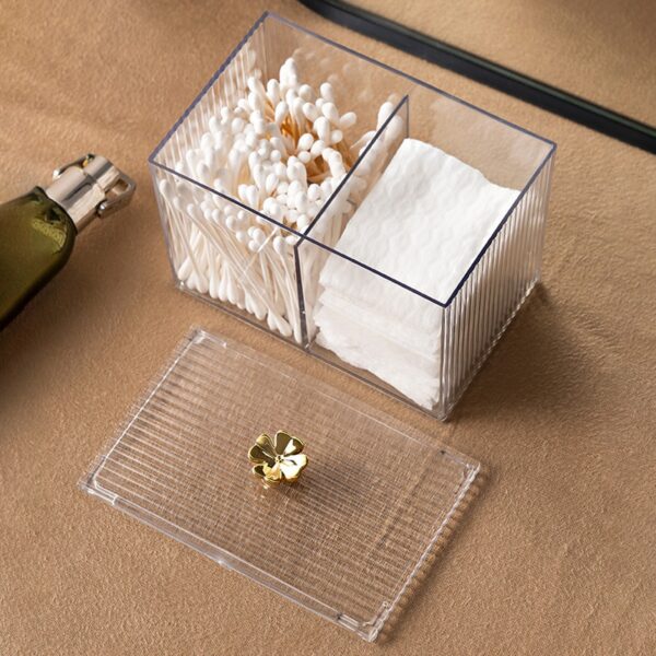 Square Acrylic Cosmetic Organiser Storage Box - Image 3