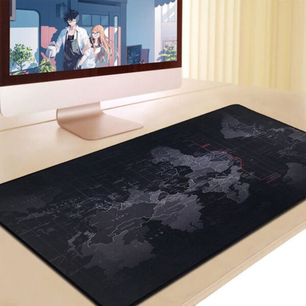 Large Anti-Slip World Map Mouse Pad - Image 3