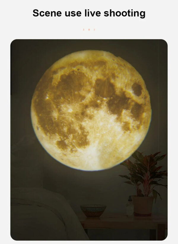 Creative Moon Projector Lamp - Image 4