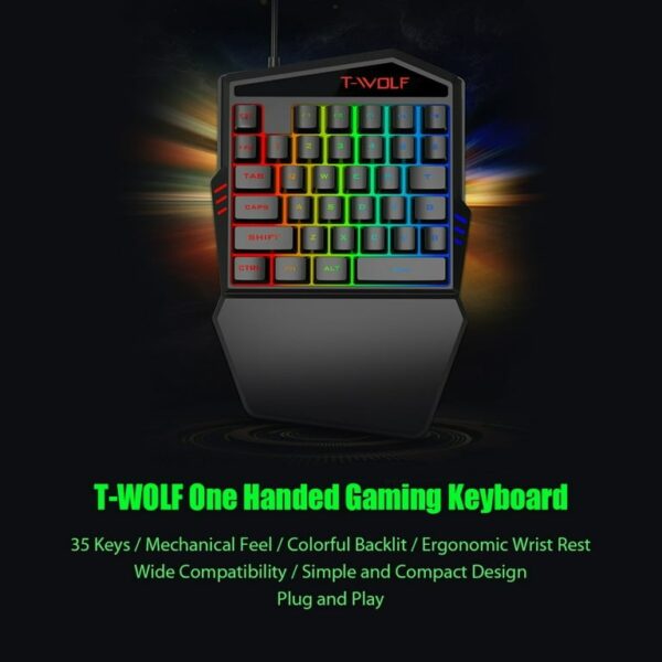 One Handed Gaming Keyboard - Image 3