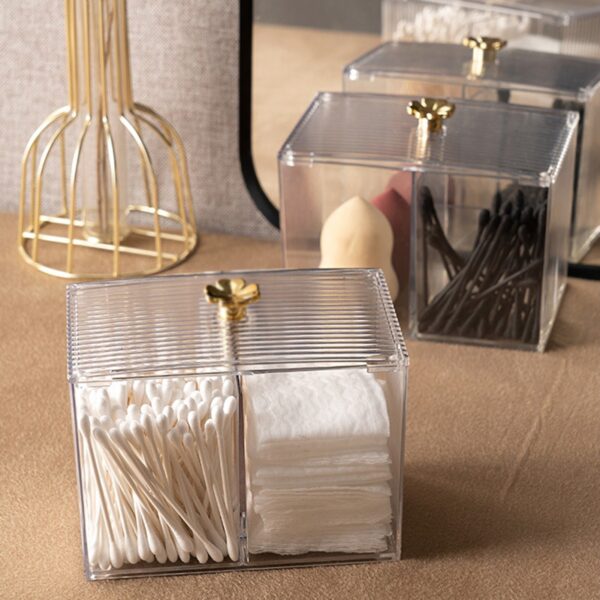 Square Acrylic Cosmetic Organiser Storage Box - Image 4