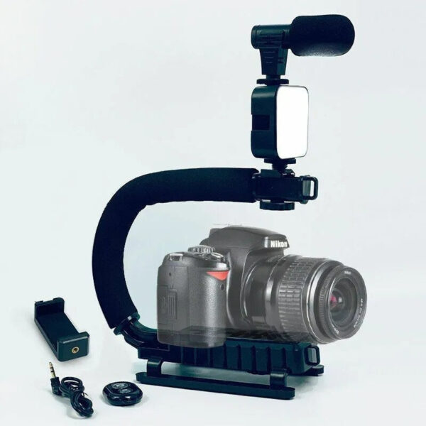 U-Shaped Video Making Handheld Stabilizer Kit - Image 3