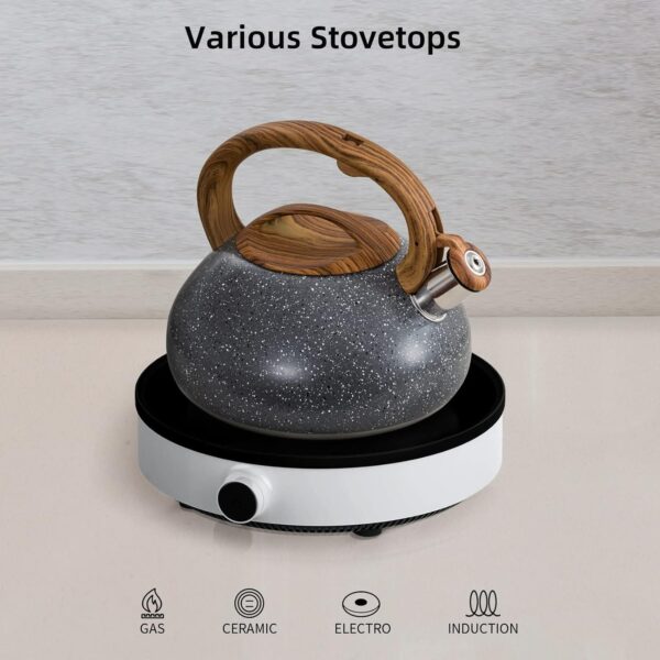 Stainless Steel Stove Top Whistling Kettle - Image 3