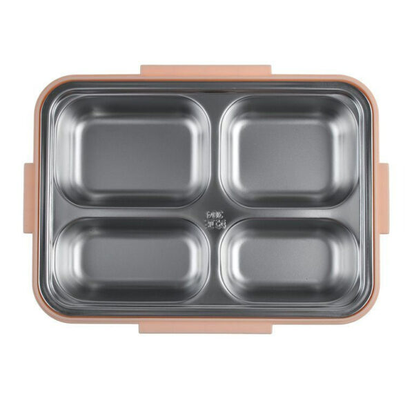 Four Compartment Rectangular Lunch Box - Image 4