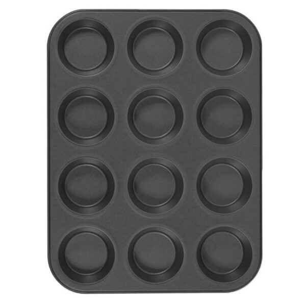 Muffin Pan Cupcake Mold Baking Tray (12 Cups) - Image 4