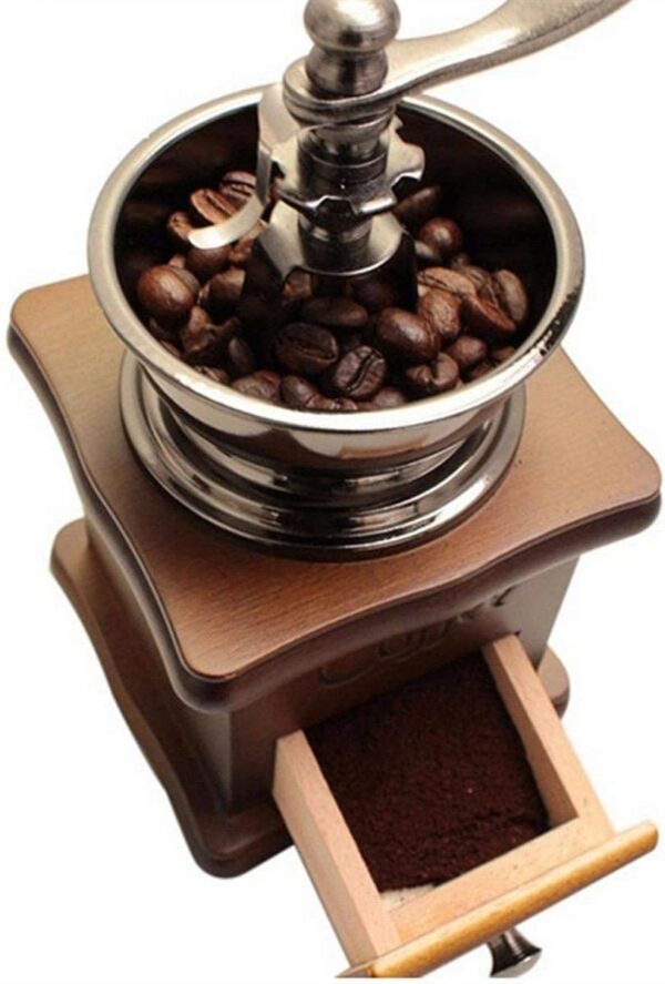 Wooden Manual Coffee Grinder - Image 3