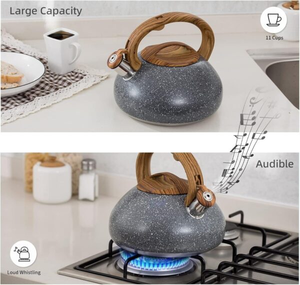 Stainless Steel Stove Top Whistling Kettle - Image 4