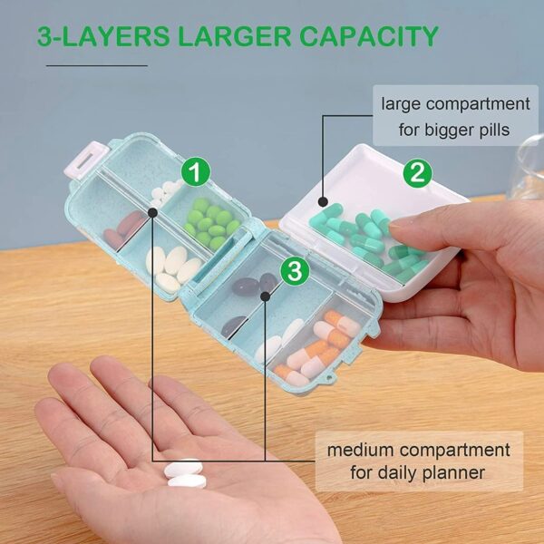 Foldable Pill Case Organiser - Image 3