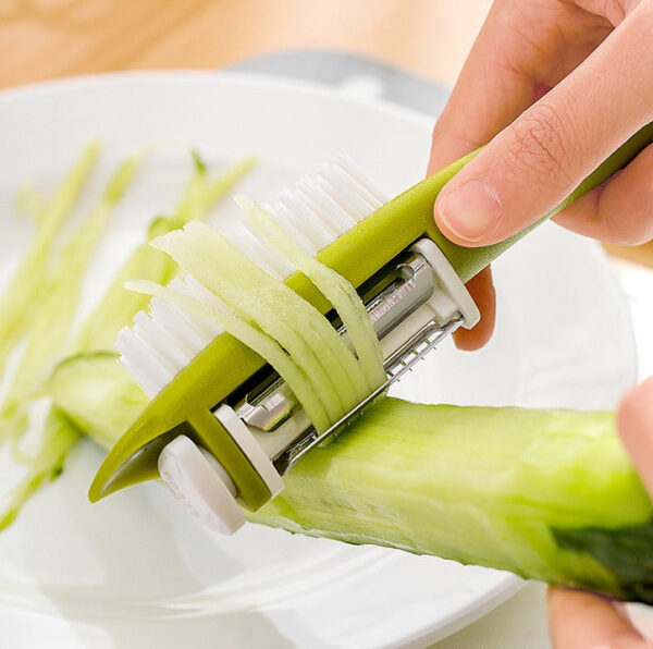 Multifunctional Vegetable Peeler With Cleaning Brush - Image 3