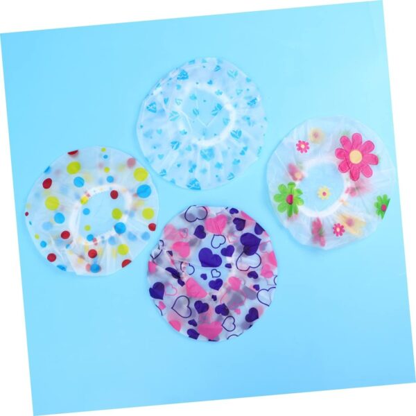 Waterproof Plastic Shower Cap (Each) - Image 3