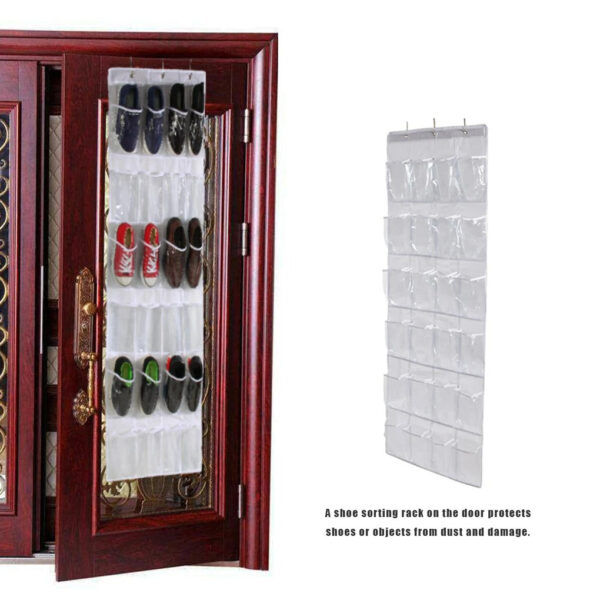 Over the door Shoe organiser (24 Pocket) - Image 3