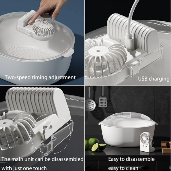 4in1 Defrosting Tray with Drip Basket - Image 5