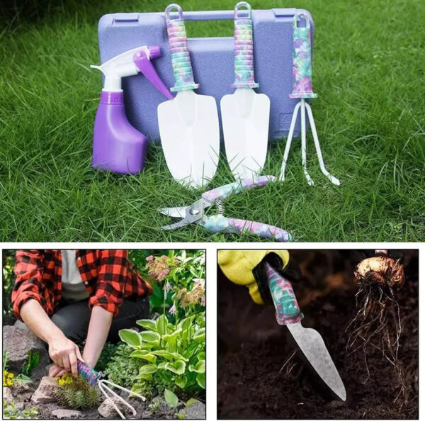 Multifunctional Garden Hand Tool Set (5 pcs) - Image 3