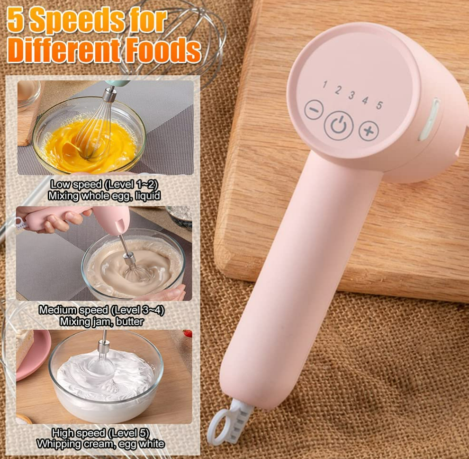 3in1 Cordless Hand Mixer