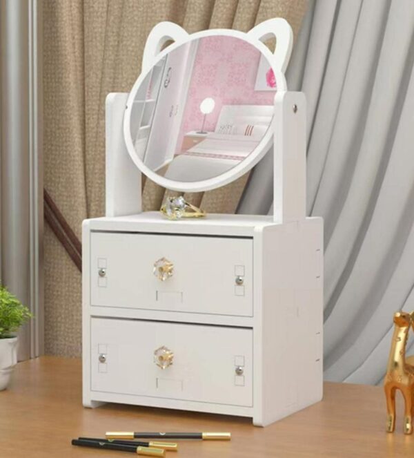 Mini Dressing Table Make-Up Cosmetic Organizer - Image 5