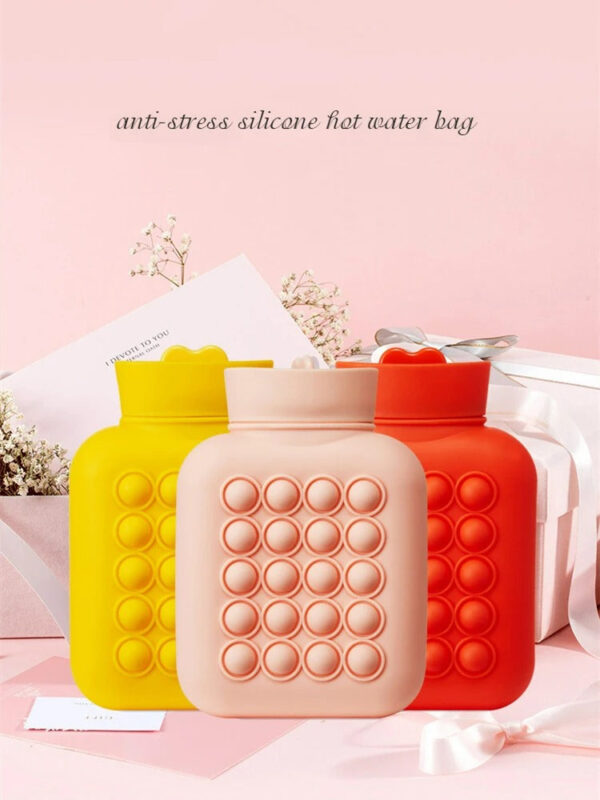 Portable Pop Hot Water Bottle Fidget Toy (500ml) - Image 5