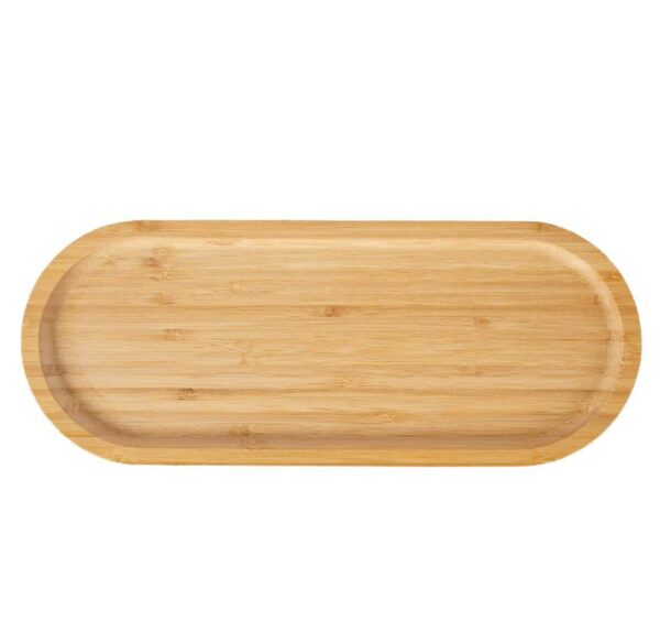 Wooden Oval Snack Plate - Image 4