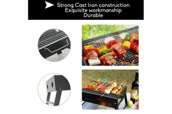 Foldable Camping Barbeque Grill - Image 4