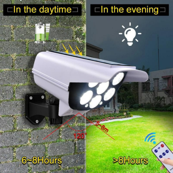 Outdoor Solar Sensor Dummy Camera Light - Image 3