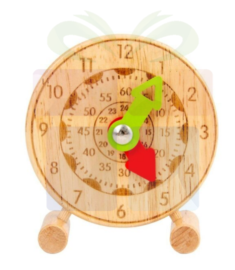 Wooden Cognitive Mini Clock