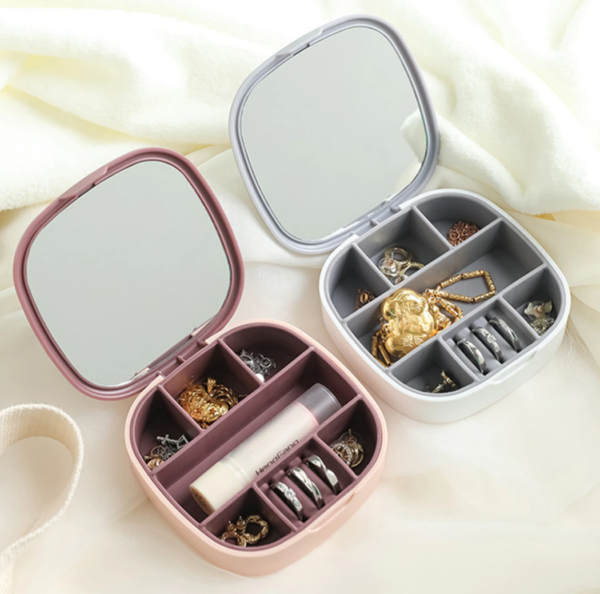 Jewellery Storage Box With Mirror (Each) - Image 5