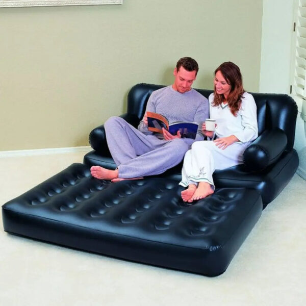 Transformable 5in1 Multifunctional Inflatable Couch - Image 5