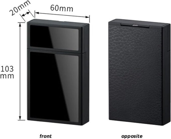 Cigarette Case with build-in Rechargeable Lighter - Image 3