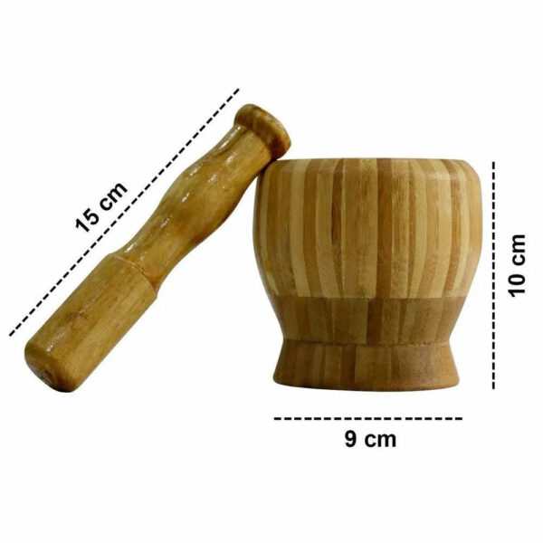 Bamboo Garlic Press - Image 4