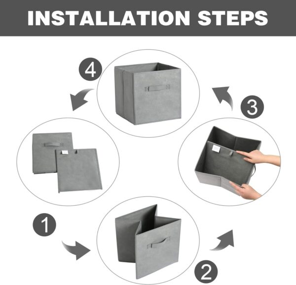 Foldable  Cube Storage Bin (Each) - Image 5