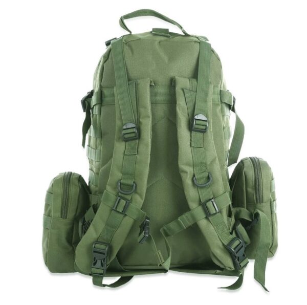 Travel Camping Bag With Three Molle Bags (Green) - Image 5