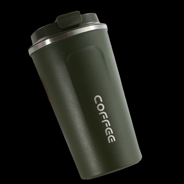 Double Stainless Steel Thermos Coffee Cup (500ml) - Image 4