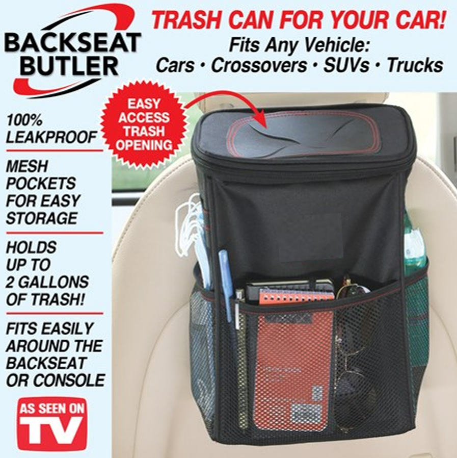 Backseat Butler Trash Can and Organizer