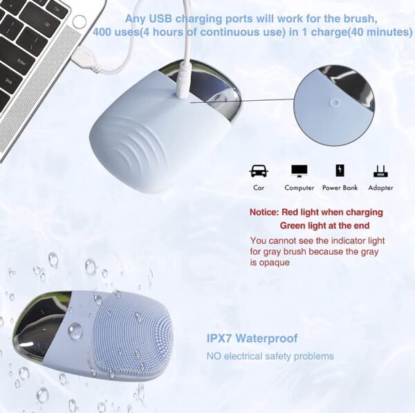 Silicone Facial Cleansing Brush - Image 5