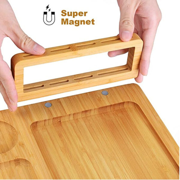 Bamboo Cheese Board Set (5 pcs) - Image 3