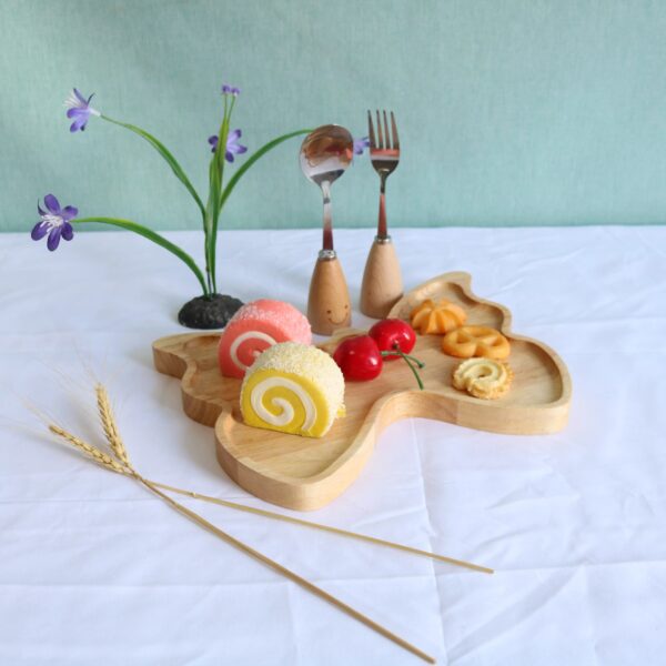 Wooden Butterfly Fruit Plate - Image 4