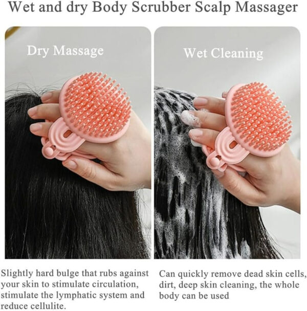 2in1 Scalp Massager Shampoo Brush - Image 4