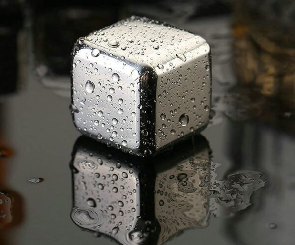 Reusable Stainless Steel Ice Cubes (8 pcs) - Image 7