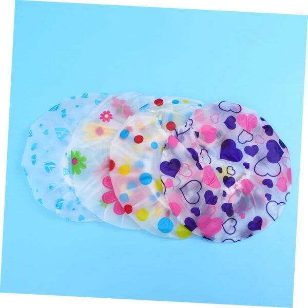 Waterproof Plastic Shower Cap (Each) - Image 5