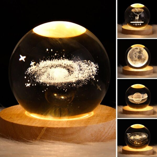 3D Soft Mood Pattern Ball Light - Image 3