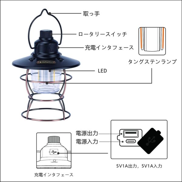 Old Style Camping Lamp - Image 3