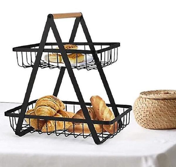 Metal Stack Rack (2 Tier) - Image 3