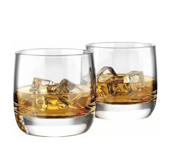 Classic Round Heavy Base Whiskey Glasses (6 pcs)(330ml)(Clear) - Image 5