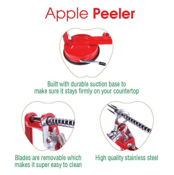 Apple Slicing Coring And Peeling Machine - Image 4