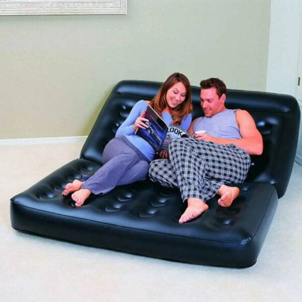 Transformable 5in1 Multifunctional Inflatable Couch - Image 3