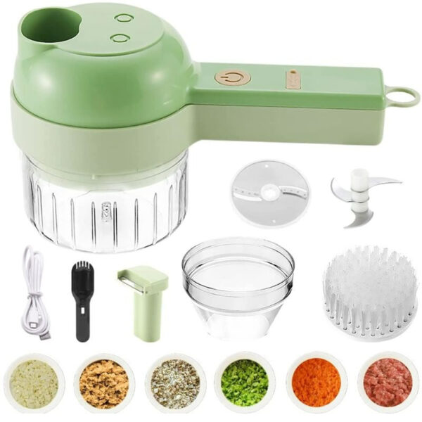 4in1 Electric Handheld Vegetable Cutter - Image 4