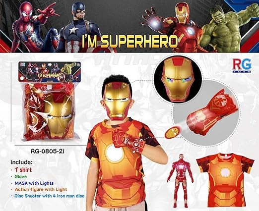 Action Figures with Mask - Ironman